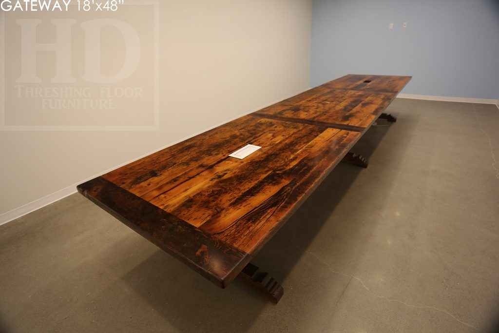 Custom Reclaimed Wood Boardroom Table for Guelph Company Blog