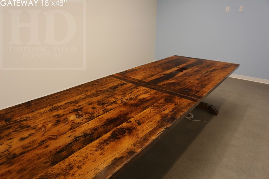 Custom Reclaimed Wood Boardroom Table for Guelph Company Blog