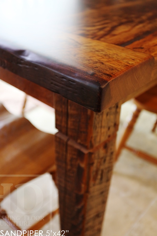 harvest tables Ontario, reclaimed wood tables London, Ontario mennonite furniture, solid wood furniture, London, custom table, cottage furniture Ontario, modern farmhouse, rustic wood table