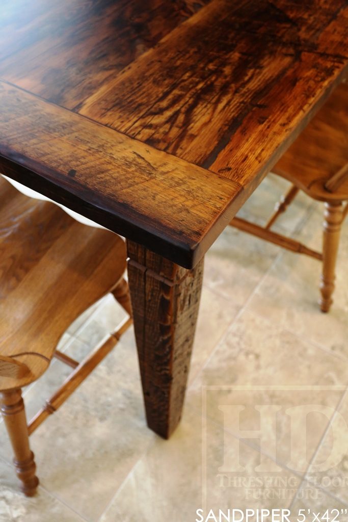 harvest tables Ontario, reclaimed wood tables London, Ontario mennonite furniture, solid wood furniture, London, custom table, cottage furniture Ontario, modern farmhouse, rustic wood table