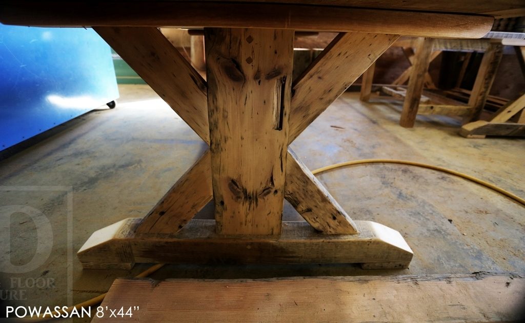cottage table, northern Ontario, cottage country, epoxy, rustic wood table, rustic furniture, cottage tables Ontario, HD Threshing, barnwood table, Gerald Reinink, solid wood table, mennonite furniture, custom furniture Ontario, Muskoka furniture