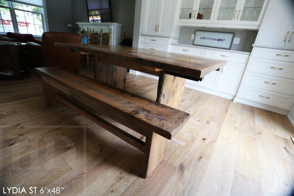 reclaimed wood furniture Simcoe, HD Threshing, rustic wood table, Ontario Mennonite Furniture, solid wood table, epoxy finish, resin, barnwood furniture, grey, gray, farmhouse table, harvest tables Toronto, Gerald Reinink