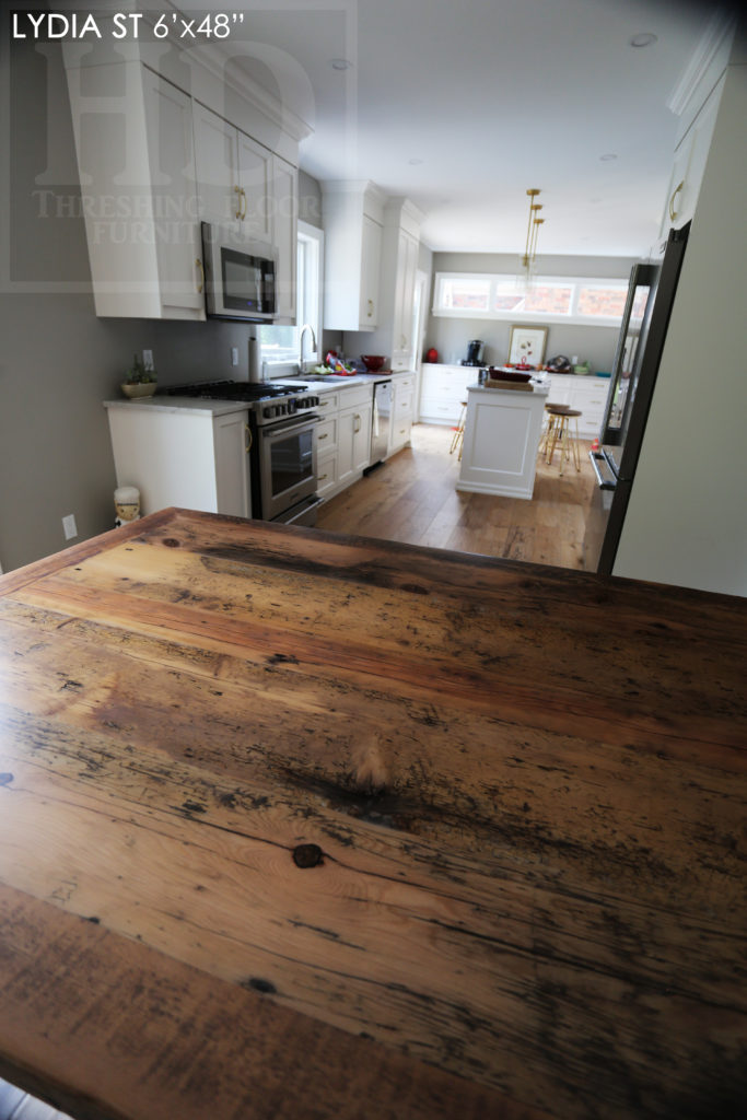 reclaimed wood furniture Simcoe, HD Threshing, rustic wood table, Ontario Mennonite Furniture, solid wood table, epoxy finish, resin, barnwood furniture, grey, gray, farmhouse table, harvest tables Toronto, Gerald Reinink