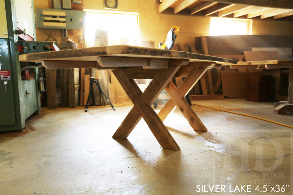 reclaimed wood table Port Dover, rustic wood furniture Port Dover, reclaimed wood dining table, hemlock table, reclaimed wood table Ontario, rustic table, custom furniture Port Dover, Gerald Reinink, solid wood furniture, mennonite furniture Port Dover