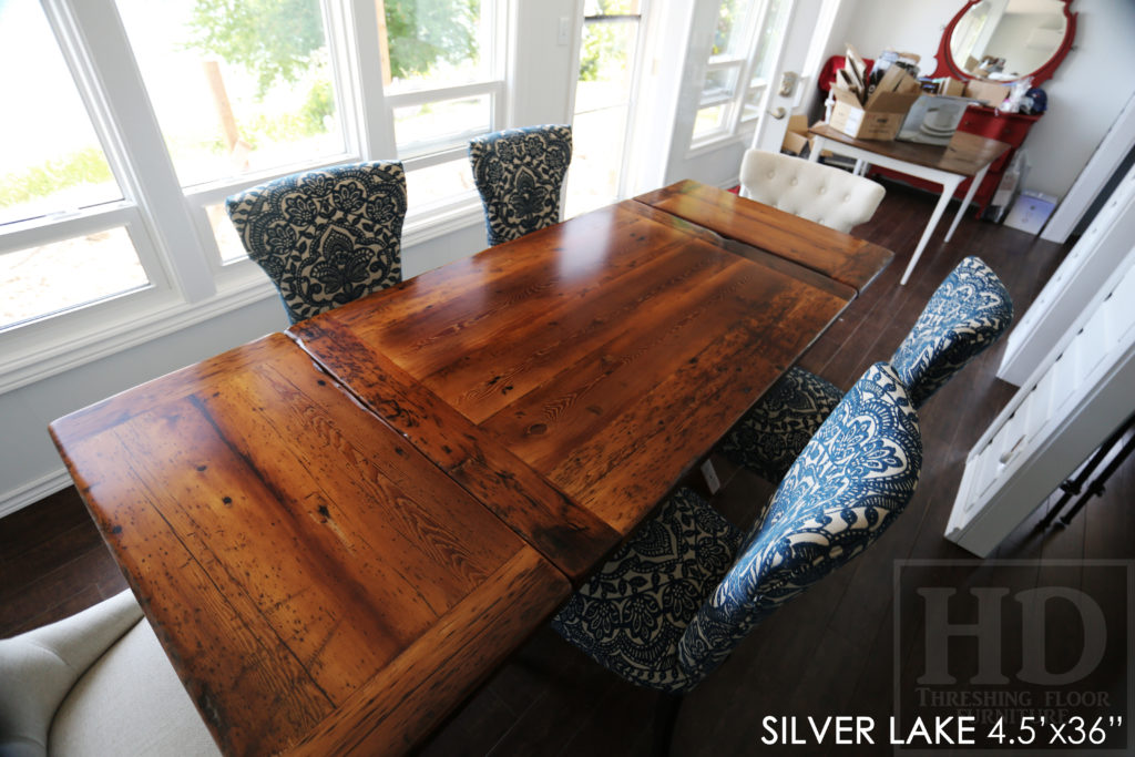 reclaimed wood table Port Dover, rustic wood furniture Port Dover, reclaimed wood dining table, hemlock table, reclaimed wood table Ontario, rustic table, custom furniture Port Dover, Gerald Reinink, solid wood furniture, mennonite furniture Port Dover