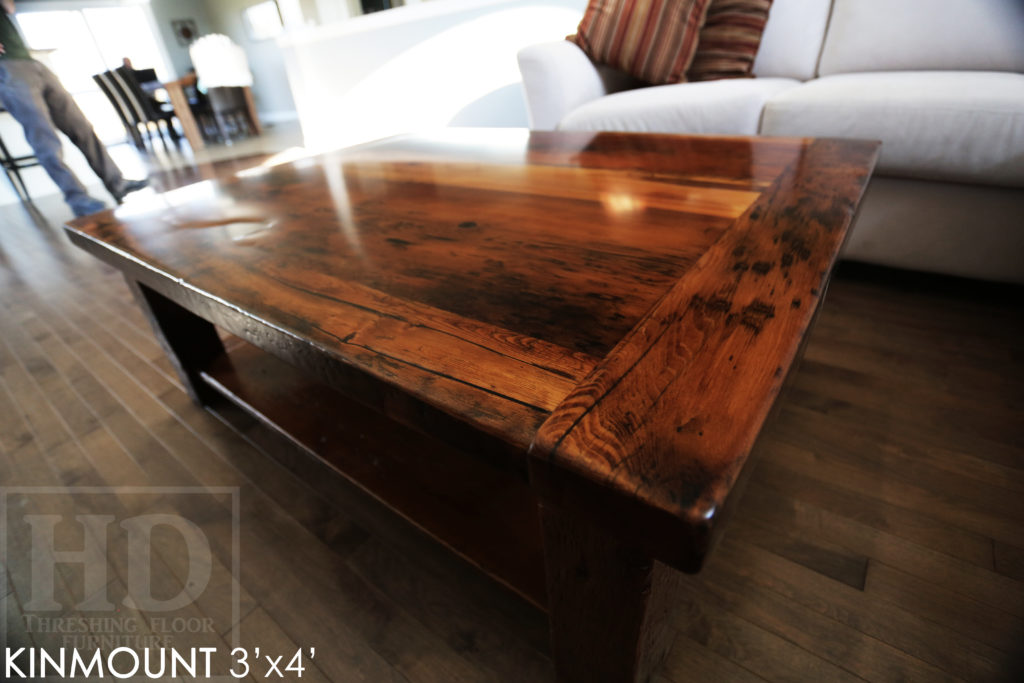 reclaimed wood coffee table, rustic coffee table Toronto, rustic furniture toronto, epoxy, hd threshing floor furniture, gerald reinink, solid wood furniture, mennonite furniture, barnwood coffee table