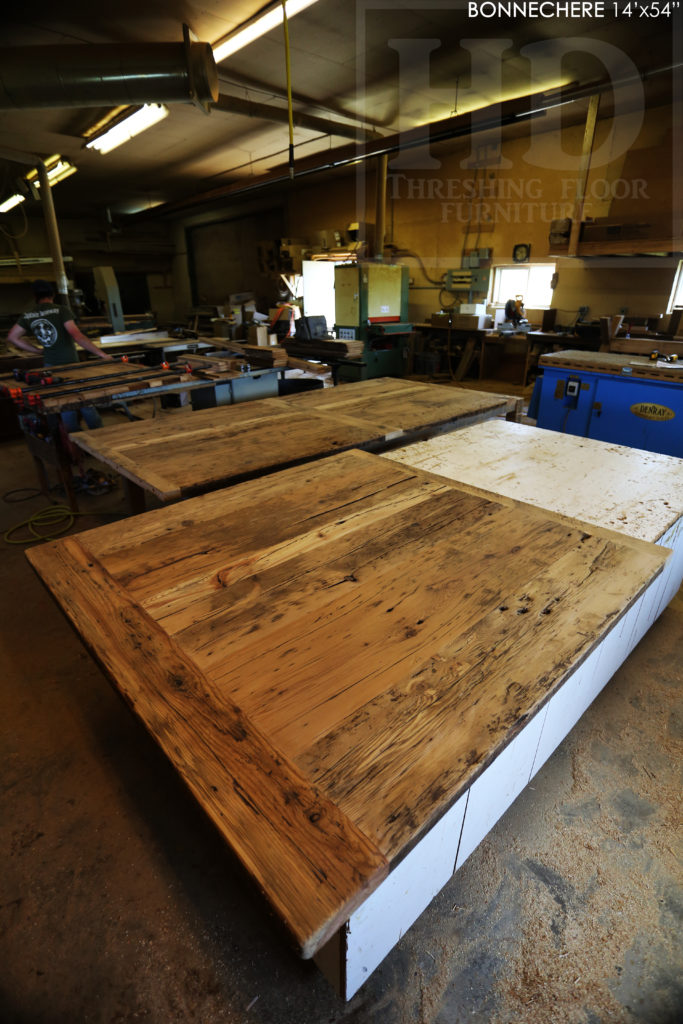 boardroom table Ontario, reclaimed wood boardroom table, distressed wood boardroom table, boardroom table Renfrew, furniture Renfrew, rustic furniture Renfrew, epoxy, resin, metal base boardroom table, solid wood boardroom table, mennonite furniture renfrew, solid wood furniture renfrew, rustic furniture ontario, hemlock table, hemlock barnwood, gerald reinink, hd threshing floor furniture