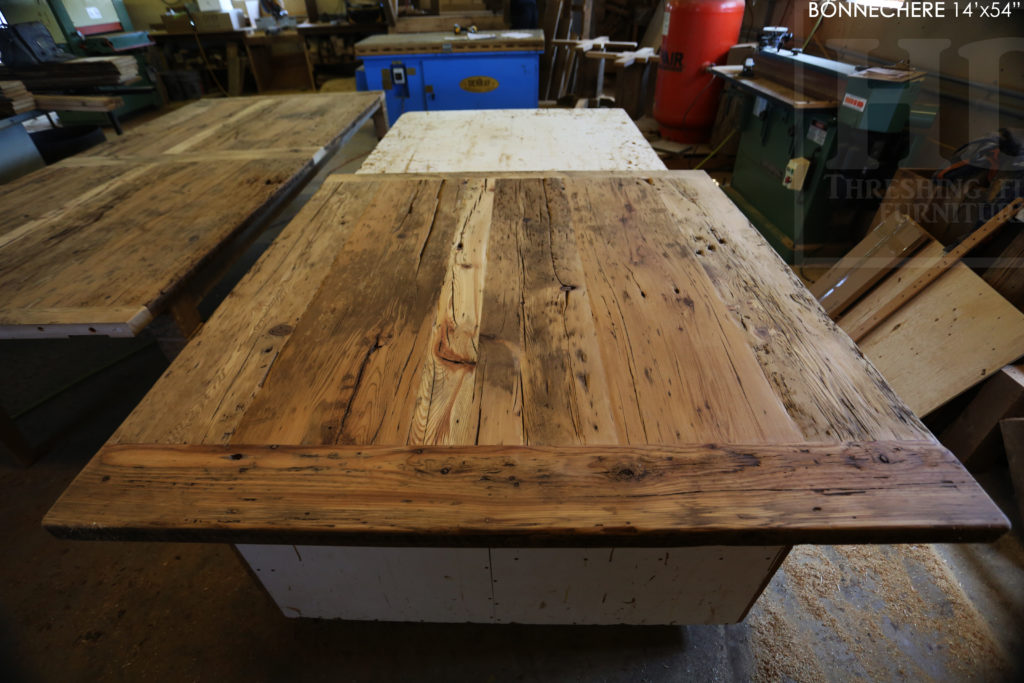 boardroom table Ontario, reclaimed wood boardroom table, distressed wood boardroom table, boardroom table Renfrew, furniture Renfrew, rustic furniture Renfrew, epoxy, resin, metal base boardroom table, solid wood boardroom table, mennonite furniture renfrew, solid wood furniture renfrew, rustic furniture ontario, hemlock table, hemlock barnwood, gerald reinink, hd threshing floor furniture