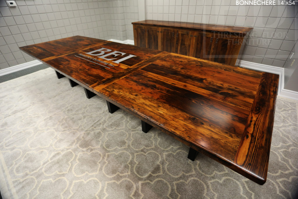 boardroom table Ontario, reclaimed wood boardroom table, distressed wood boardroom table, boardroom table Renfrew, furniture Renfrew, rustic furniture Renfrew, epoxy, resin, metal base boardroom table, solid wood boardroom table, mennonite furniture renfrew, solid wood furniture renfrew, rustic furniture ontario, hemlock table, hemlock barnwood, gerald reinink, hd threshing floor furniture