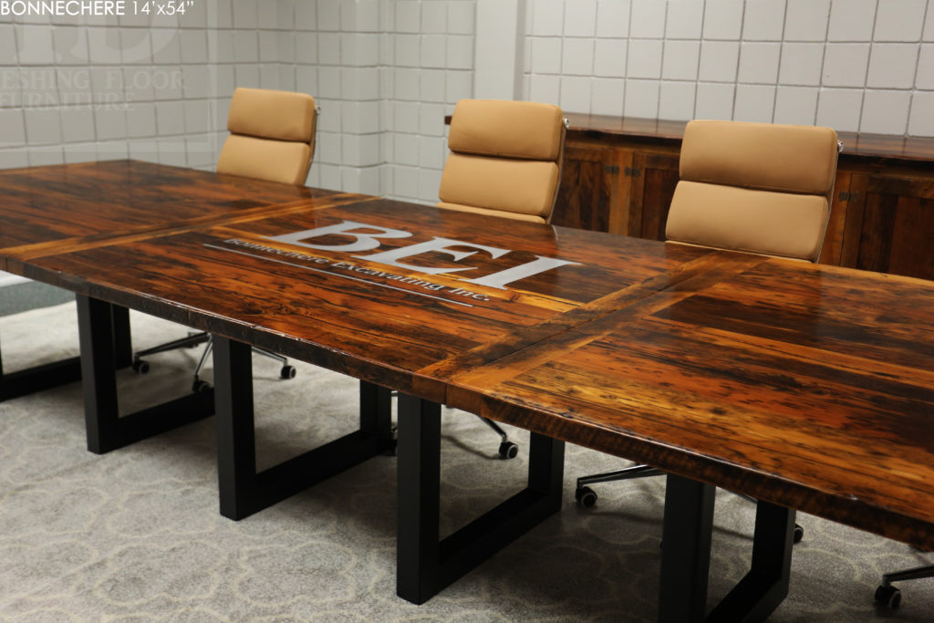 boardroom table Ontario, reclaimed wood boardroom table, distressed wood boardroom table, boardroom table Renfrew, furniture Renfrew, rustic furniture Renfrew, epoxy, resin, metal base boardroom table, solid wood boardroom table, mennonite furniture renfrew, solid wood furniture renfrew, rustic furniture ontario, hemlock table, hemlock barnwood, gerald reinink, hd threshing floor furniture