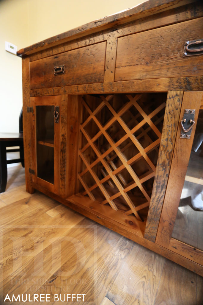 reclaimed wood credenza, reclaimed wood buffet, buffet, credenza, custom credenza, rustic furniture ontario, mennonite furniture ontario