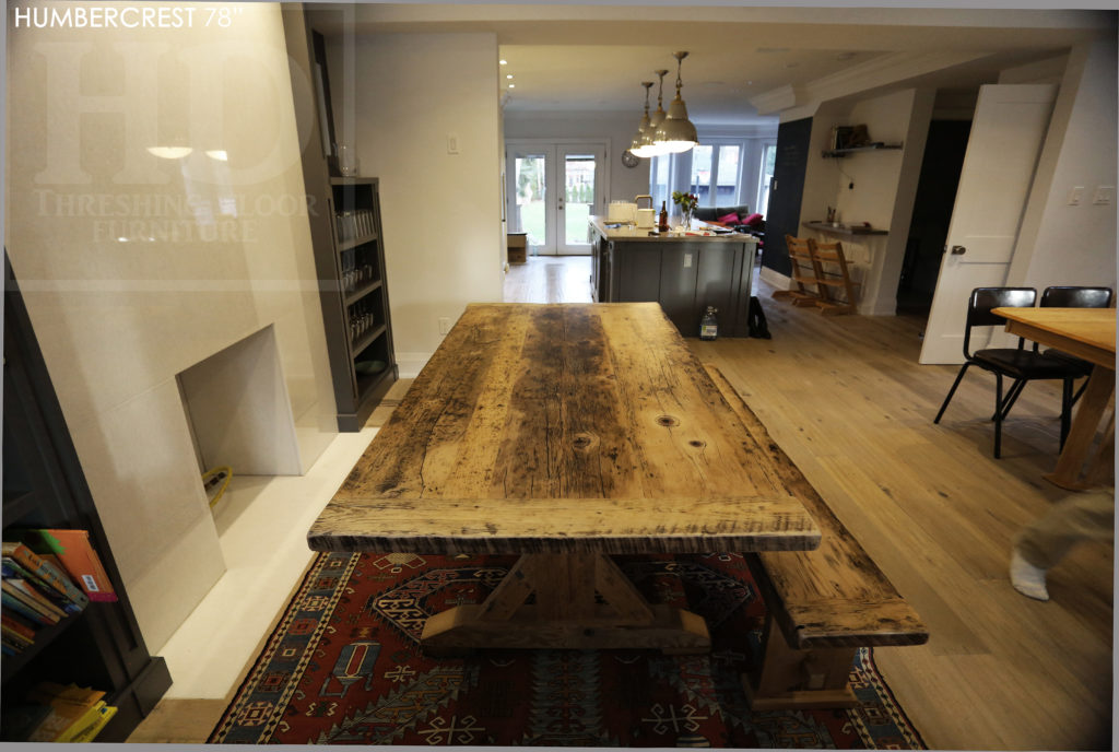 rustic furniture Toronto, reclaimed wood table Toronto, HD Threshing, epoxy finish, distressed wood table, farmhouse table Toronto, reclaimed wood dining table, rustic furniture york, mennonite furniture