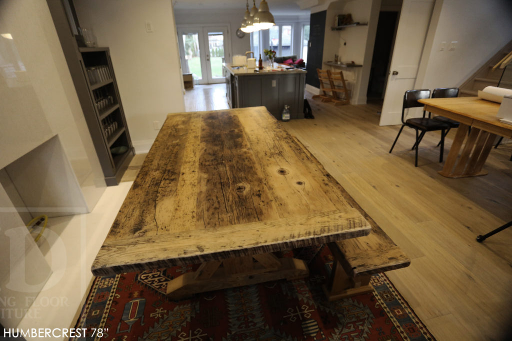 rustic furniture Toronto, reclaimed wood table Toronto, HD Threshing, epoxy finish, distressed wood table, farmhouse table Toronto, reclaimed wood dining table, rustic furniture york, mennonite furniture