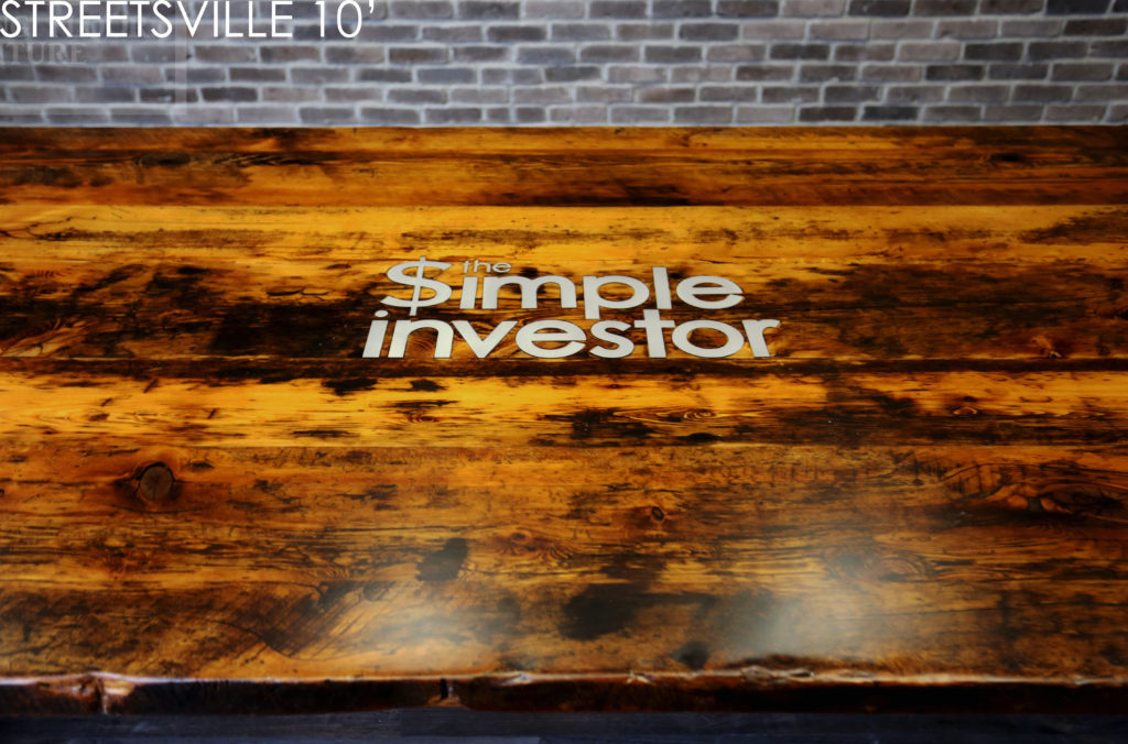 custom boardroom table, reclaimed wood boardroom table, reclaimed wood conference table, boardroom table Toronto, boardroom table Ontario, rustic boardroom table, wood boardroom table, mennonite furniture, epoxy, resin, solid wood boardroom table, Gerald Reinink, HD Threshing Floor Furniture