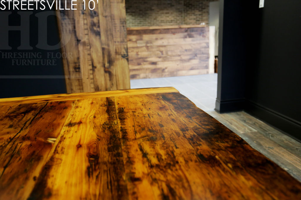 custom boardroom table, reclaimed wood boardroom table, reclaimed wood conference table, boardroom table Toronto, boardroom table Ontario, rustic boardroom table, wood boardroom table, mennonite furniture, epoxy, resin, solid wood boardroom table, Gerald Reinink, HD Threshing Floor Furniture