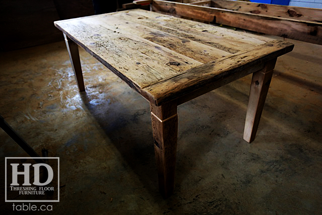 reclaimed harvest table