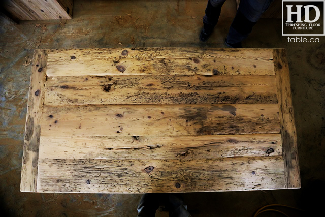 reclaimed harvest table