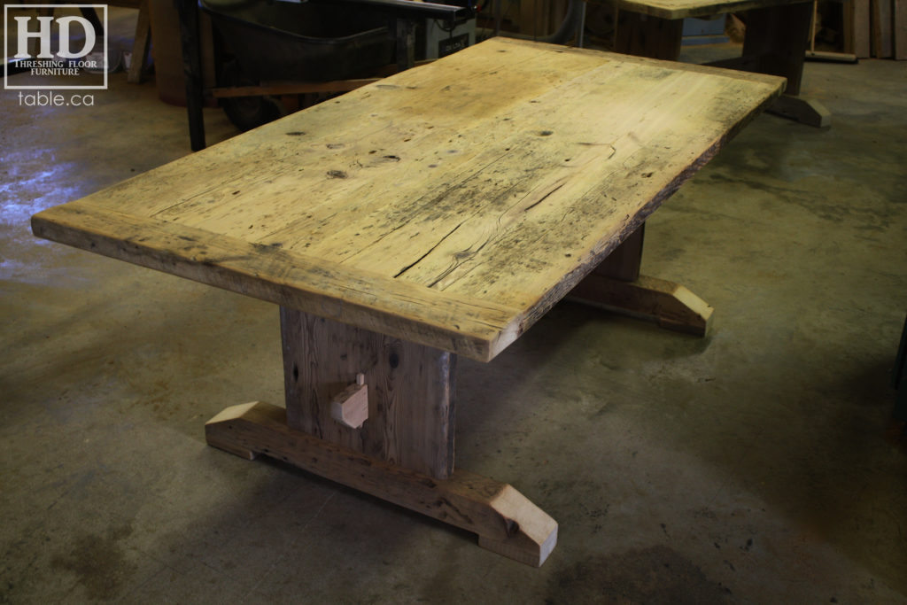 reclaimed wood table, unfinished table, gerald reinink