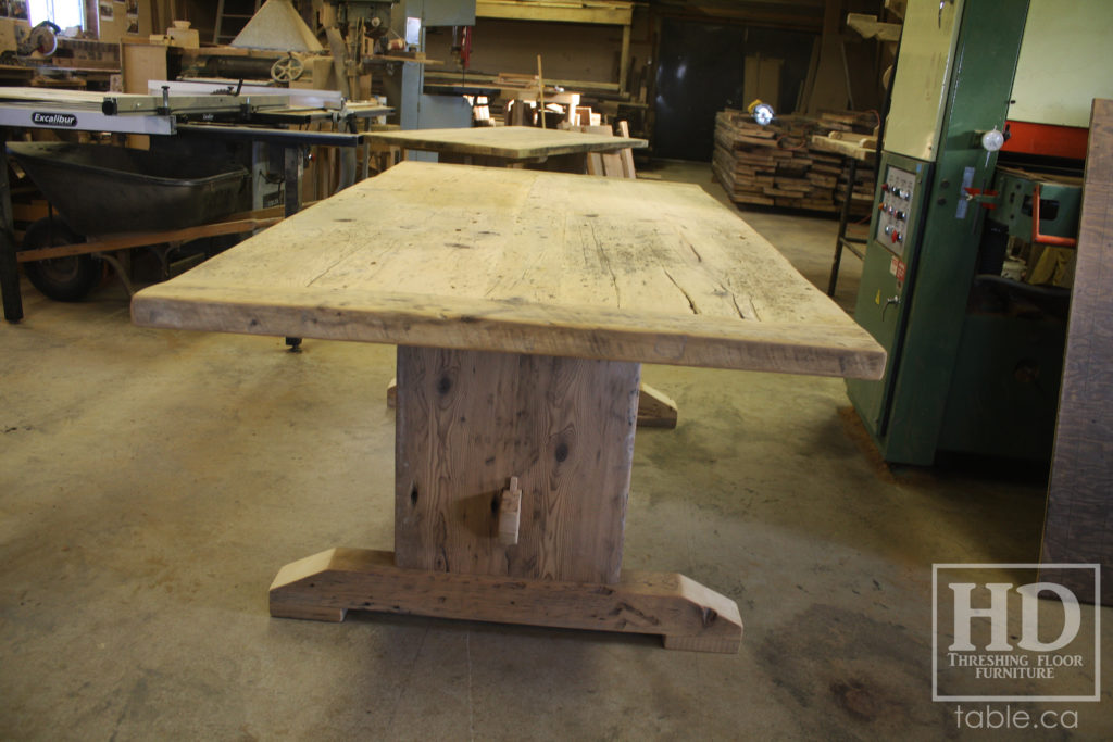 reclaimed wood table, unfinished table, gerald reinink