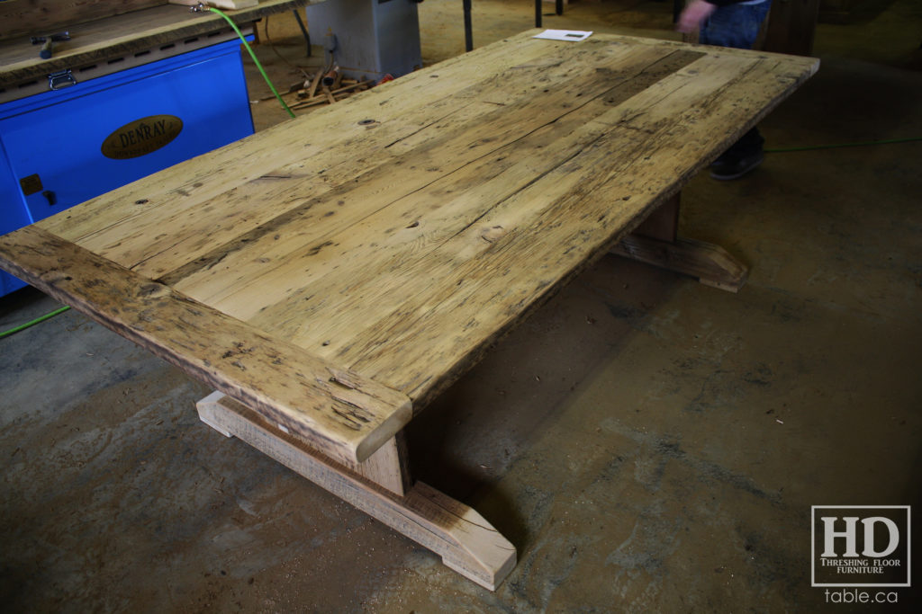 reclaimed wood table, unfinished table, gerald reinink