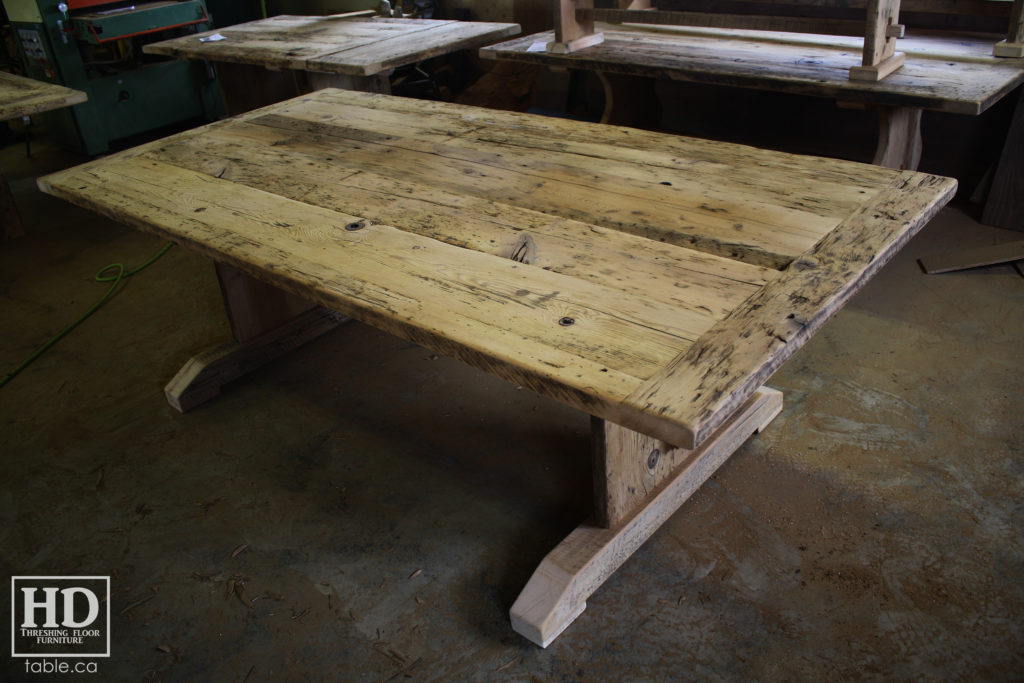 reclaimed wood table, unfinished table, gerald reinink