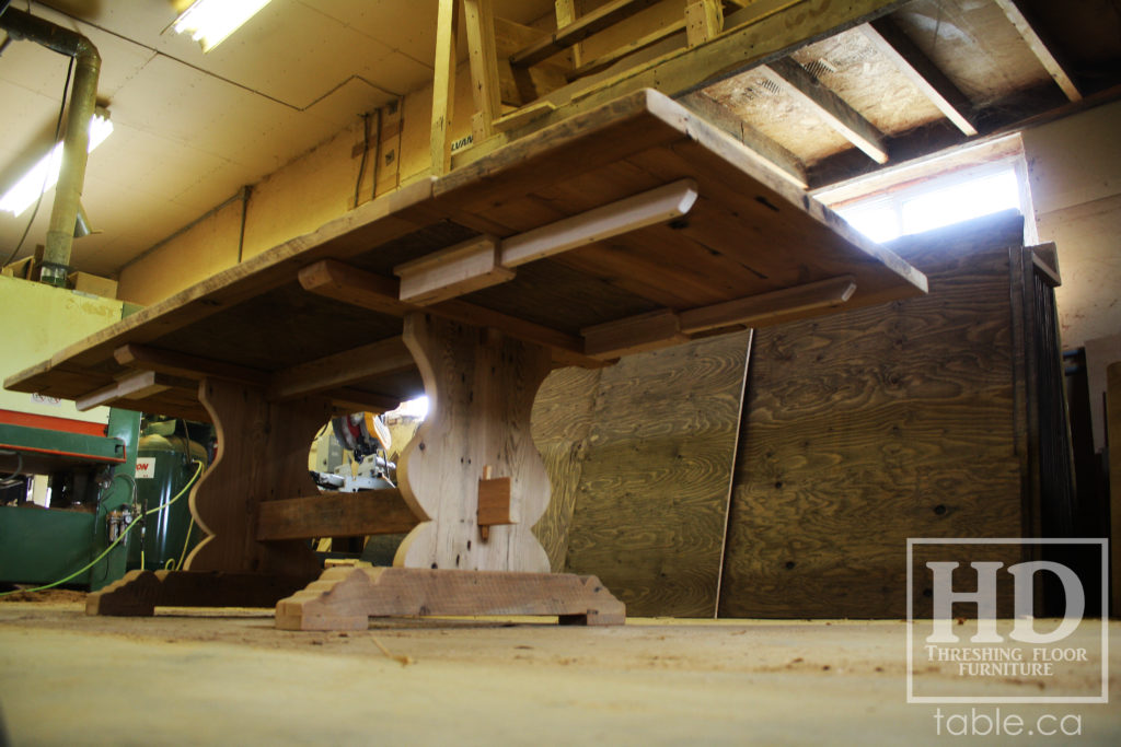 reclaimed wood table, unfinished table, gerald reinink