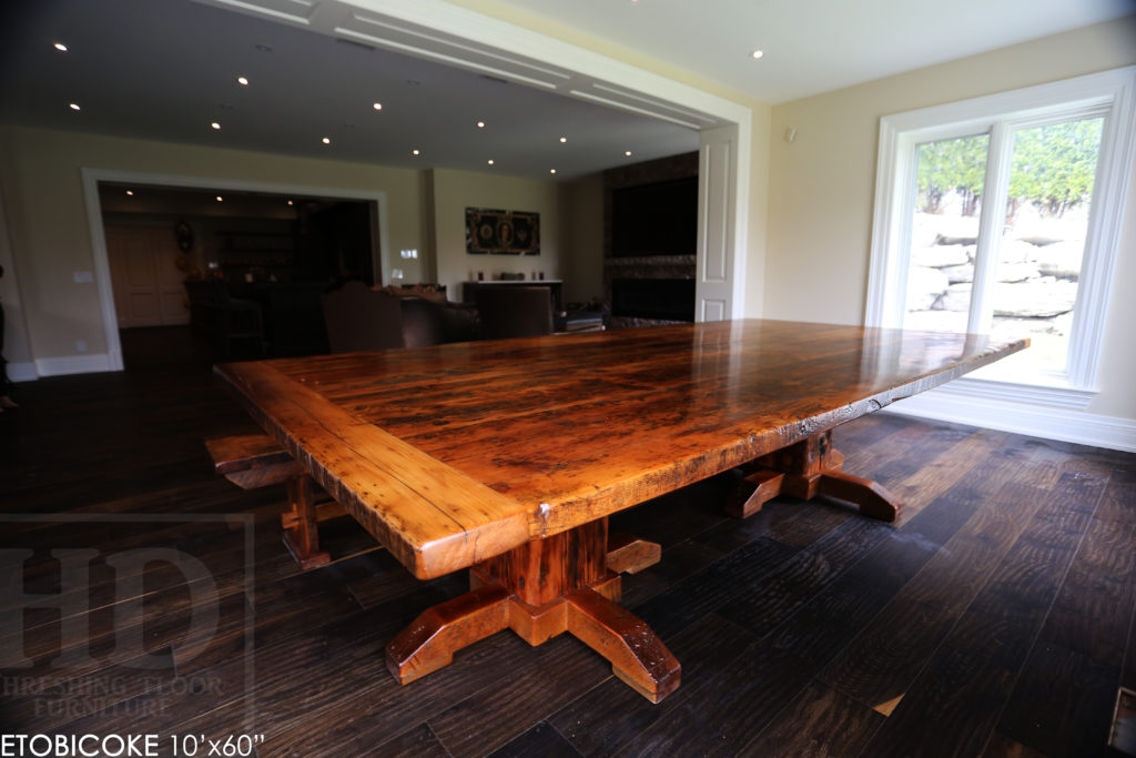 reclaimed wood table, reclaimed wood table Etobicoke, Etobicoke, Ontario, gerald reinink, epoxy, mennonite furniture