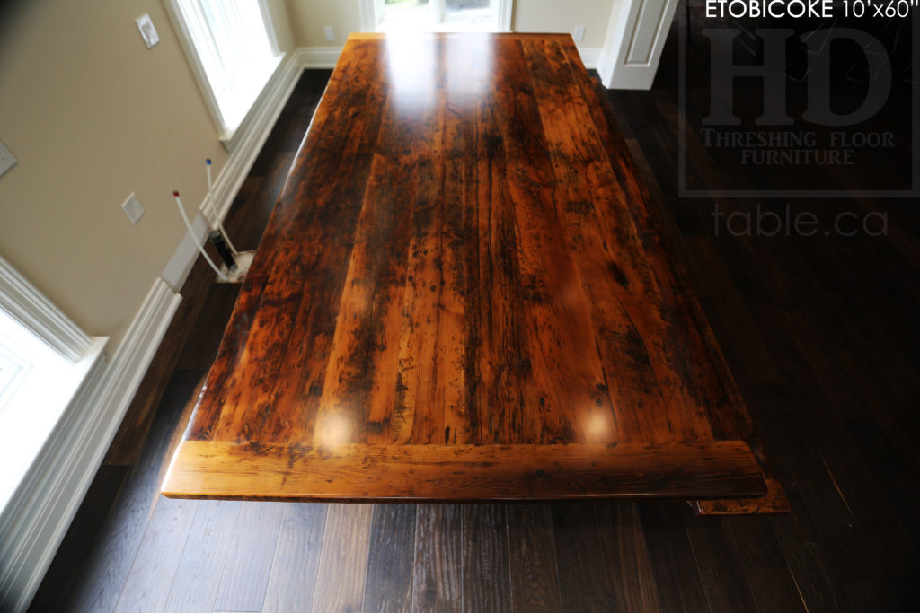 reclaimed wood table, reclaimed wood table Etobicoke, Etobicoke, Ontario, gerald reinink, epoxy, mennonite furniture