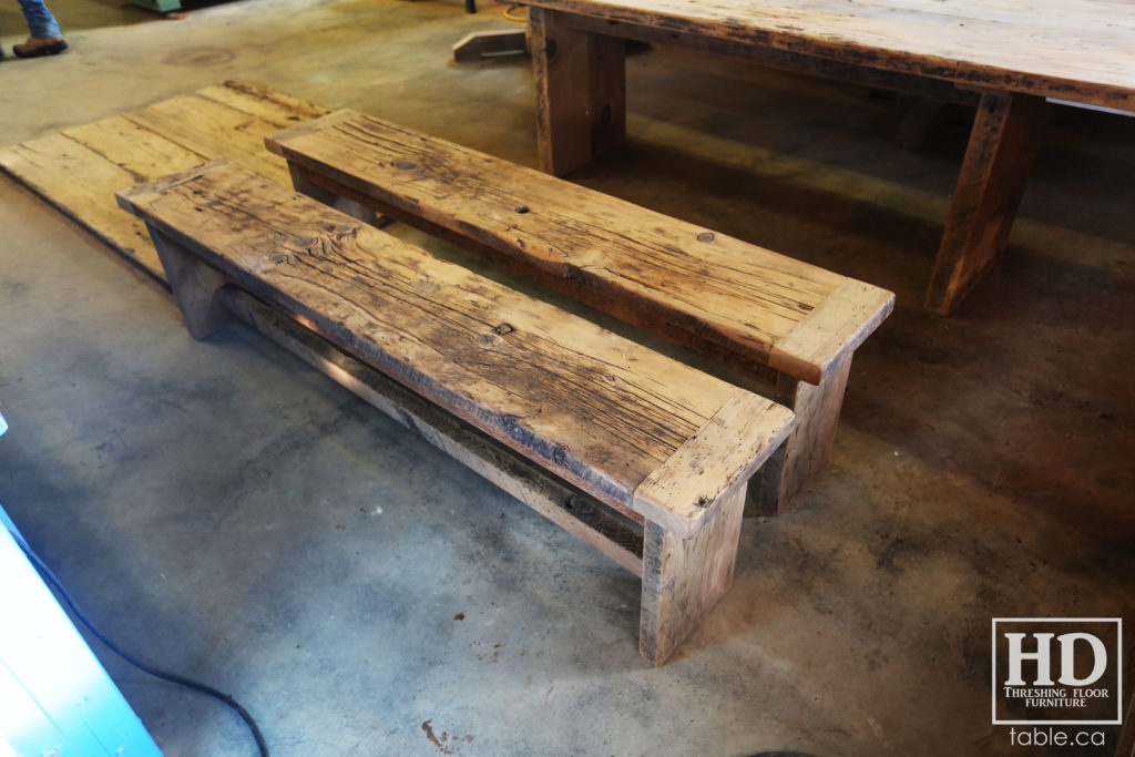 reclaimed wood bench gerald reinink