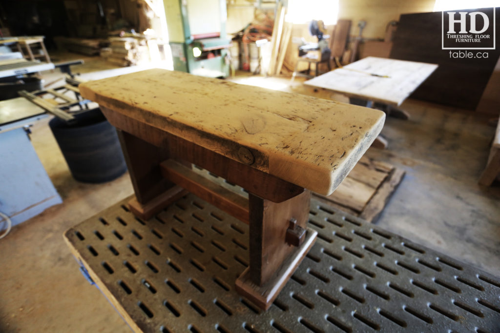 reclaimed wood bench gerald reinink