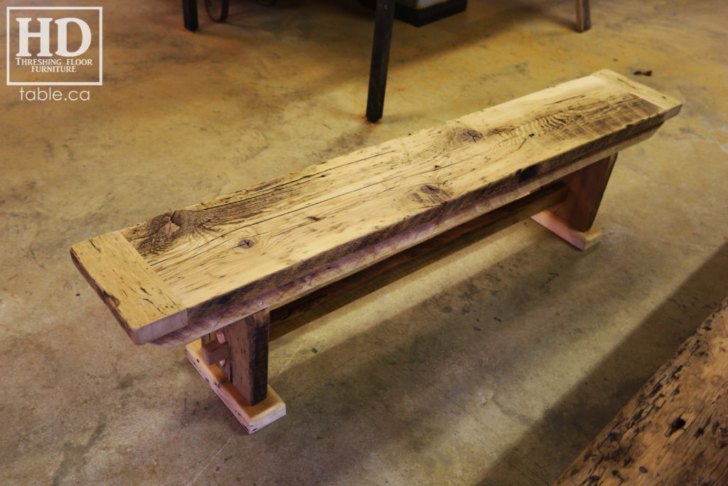 reclaimed wood bench gerald reinink