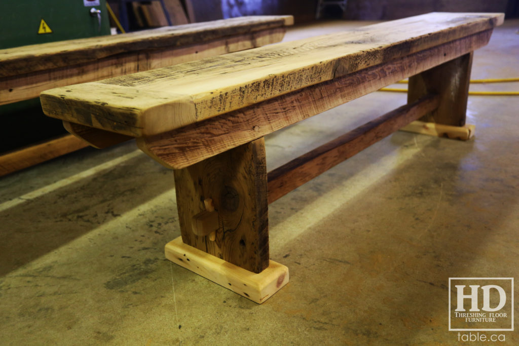 reclaimed wood bench gerald reinink