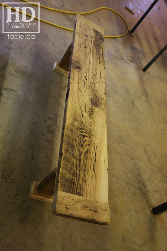 reclaimed wood bench gerald reinink