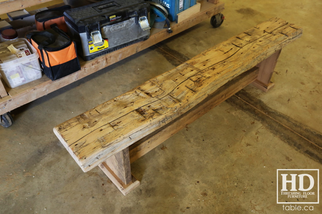 reclaimed wood bench gerald reinink