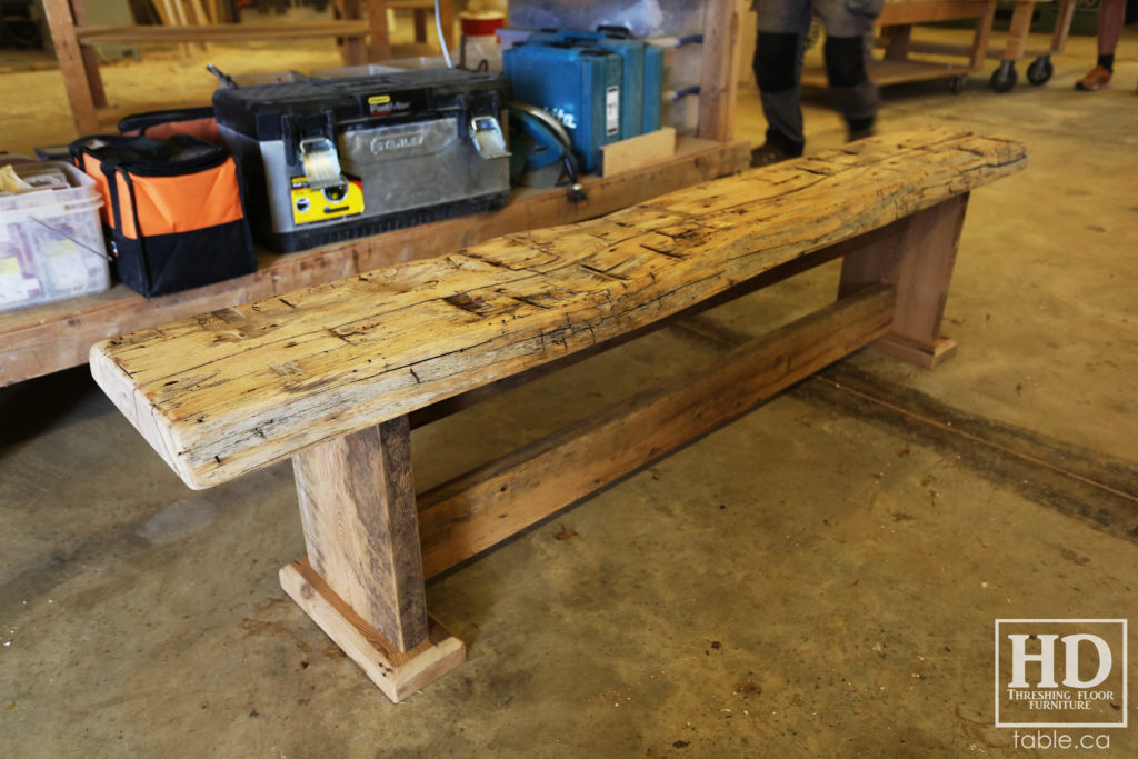 reclaimed wood bench gerald reinink