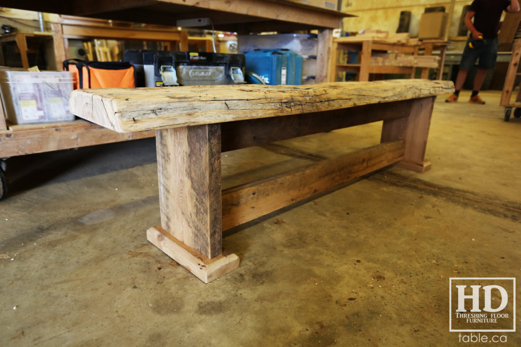 reclaimed wood bench gerald reinink