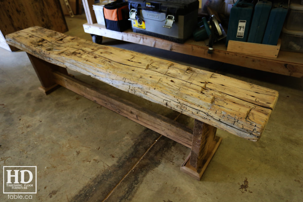 reclaimed wood bench gerald reinink