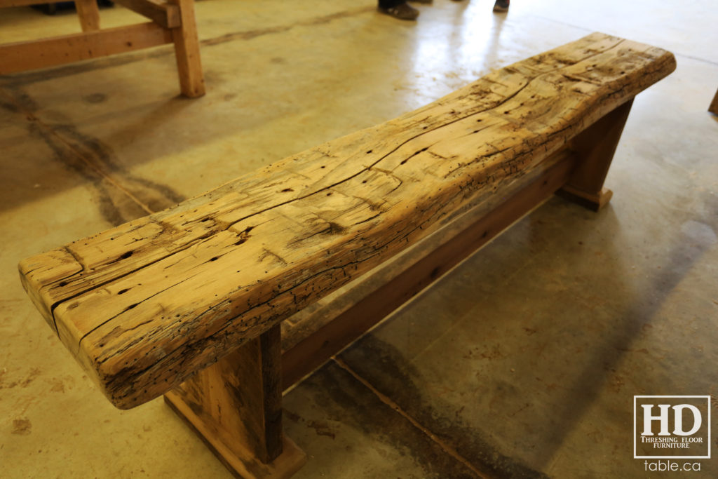 reclaimed wood bench gerald reinink