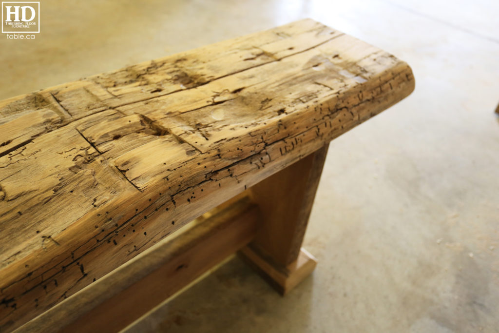 reclaimed wood bench gerald reinink