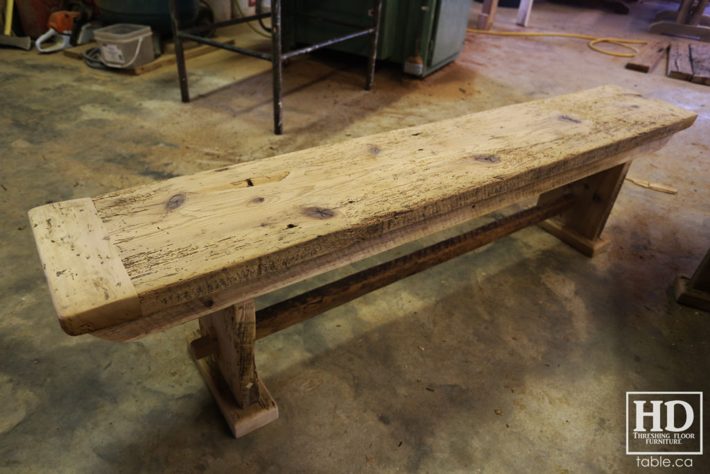 reclaimed wood bench gerald reinink