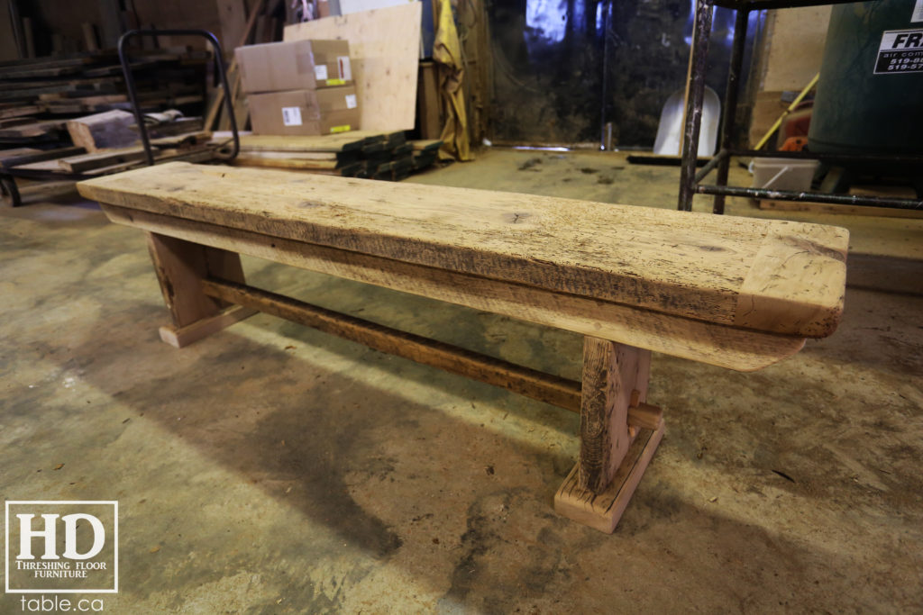 reclaimed wood bench gerald reinink