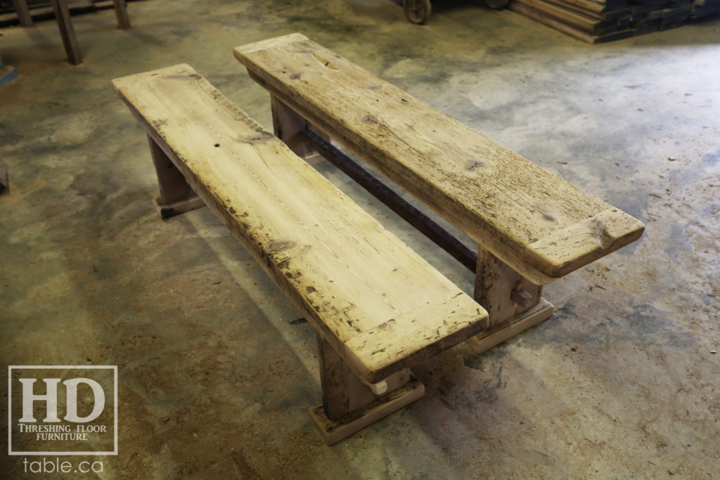 reclaimed wood bench gerald reinink