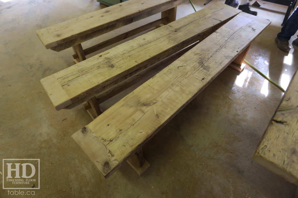 reclaimed wood bench gerald reinink