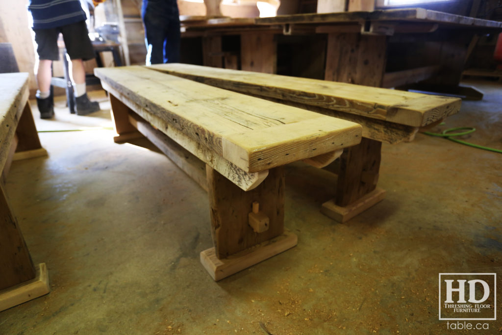 reclaimed wood bench gerald reinink