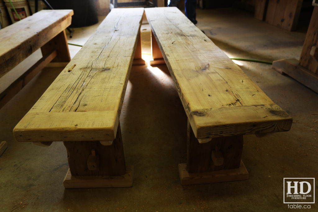 reclaimed wood bench gerald reinink