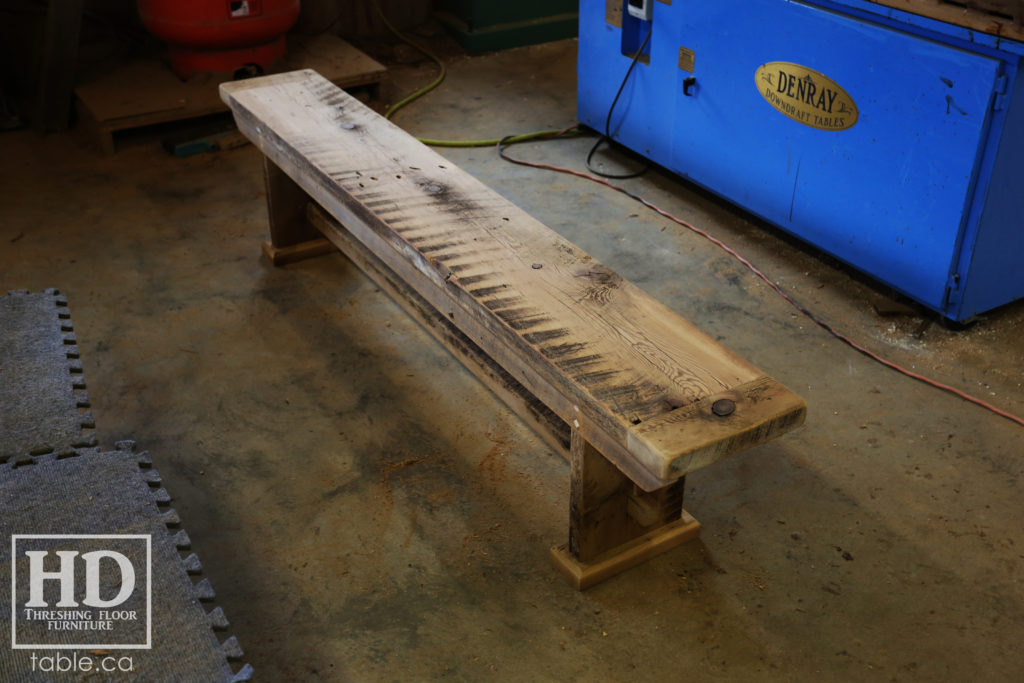 reclaimed wood bench gerald reinink