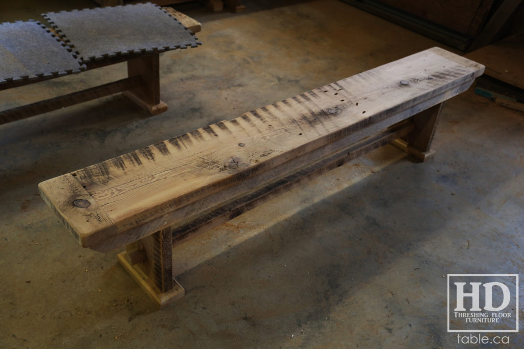 reclaimed wood bench gerald reinink