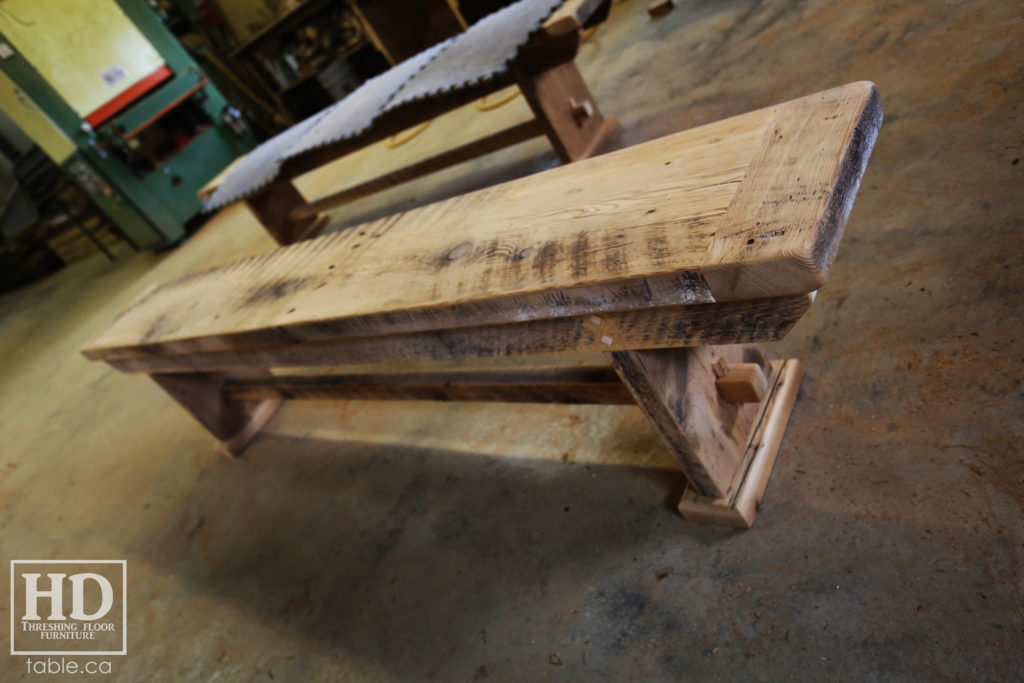 reclaimed wood bench gerald reinink