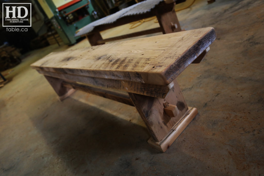 reclaimed wood bench gerald reinink