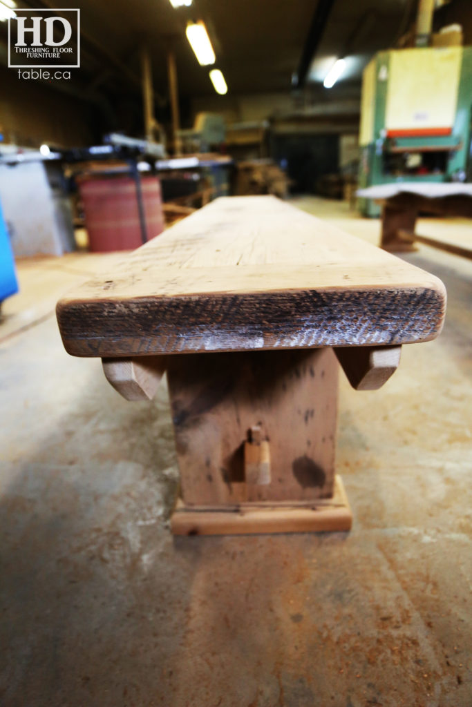 reclaimed wood bench gerald reinink